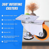 Leveling Casters Swivel Wheels Set of 4, 360 kg Total Load Capacity - Extra Image