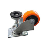 Leveling Casters Swivel Wheels Set of 4, 360 kg Total Load Capacity