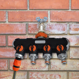 4-Way Water Distributor Garden Irrigation - 45-Degree Angle