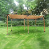 Roof Pergola Gazebo Shed Matte Black Steel Brackets and Coffee Screen DIY Kits - Extra Image
