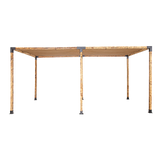 Roof Pergola Gazebo Shed Matte Black Steel Brackets and Coffee Screen DIY Kits - Extra Image