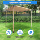 Roof Pergola Gazebo Shed Matte Black Steel Brackets and Black Screen DIY Kits - 45-Degree Angle