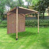 Roof Pergola Gazebo Shed Matte Black Steel Brackets and Black Screen DIY Kits - Extra Image
