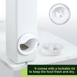 Chicken Bird Feeder Water Dispenser Automatic Waterer Poultry Food Drinker 4L - Rear View