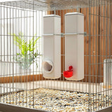 Chicken Bird Feeder Water Dispenser Automatic Waterer Poultry Food Drinker 4L - Front View