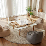 1500 Piece Rotating Wooden Jigsaw Puzzle Table 6 Drawers Board - Close-Up Angle