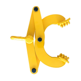 Steel Single Scissor Pallet Puller Clamp 1 Ton Capacity Pallet Grabber - Low Angle