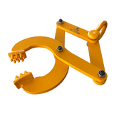 Steel Single Scissor Pallet Puller Clamp 1 Ton Capacity Pallet Grabber - Rear View