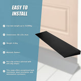 Cuttable Threshold Ramp Rubber Wheelchair Ramp Solid 4 cm Rise 90 cm Wide - Extra Image