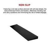 Cuttable Threshold Ramp Rubber Wheelchair Ramp Solid 4 cm Rise 90 cm Wide - Extra Image
