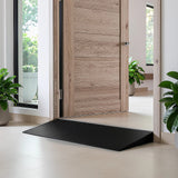 Cuttable Threshold Ramp Rubber Wheelchair Ramp Solid 4 cm Rise 90 cm Wide - Low Angle