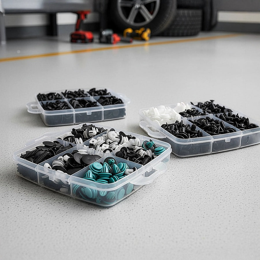 1000PCS Car Retainer Clips Auto Fasteners Push Trim Clips Pin Rivet Bumper Kit, image 4