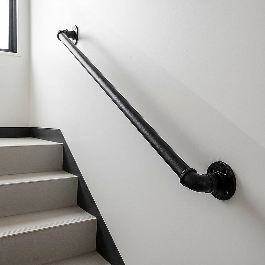 1m Handrail Stair Rail Grab Balustrade Staircase Banister + Installation Kit