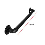 1m Handrail Stair Rail Grab Balustrade Staircase Banister + Installation Kit - Extra Image