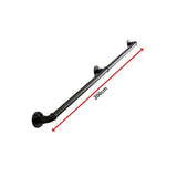 2m Handrail Stair Rail Grab Balustrade Staircase Banister + Installation Kit