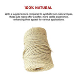 Sisal Rope Natural Jute Hemp Manila Twine Cord 5mm*100m - Extra Image