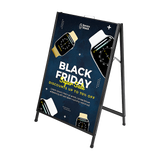 A-Frame Sign 60x90cm ??Outdoor Sidewalk Steel Poster Board Display Stand