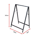A-Frame Sign 60x90cm ??Outdoor Sidewalk Steel Poster Board Display Stand