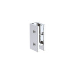 70cm Frameless Glass Bath Screen with U-Brackets - Chrome