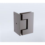 70cm Frameless Swing Bath Screen with Brushed Gunmetal Hardware