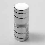 110cm Wall-to-Wall Frameless Shower Screen – Chrome F-Brackets and Floor F-Bracket with SS Hinges & Round Knob Handle