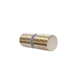 110cm Wall-to-Wall Frameless Shower Screen – Gold U-Brackets with SS Hinges & Round Knob Handle - Extra Image
