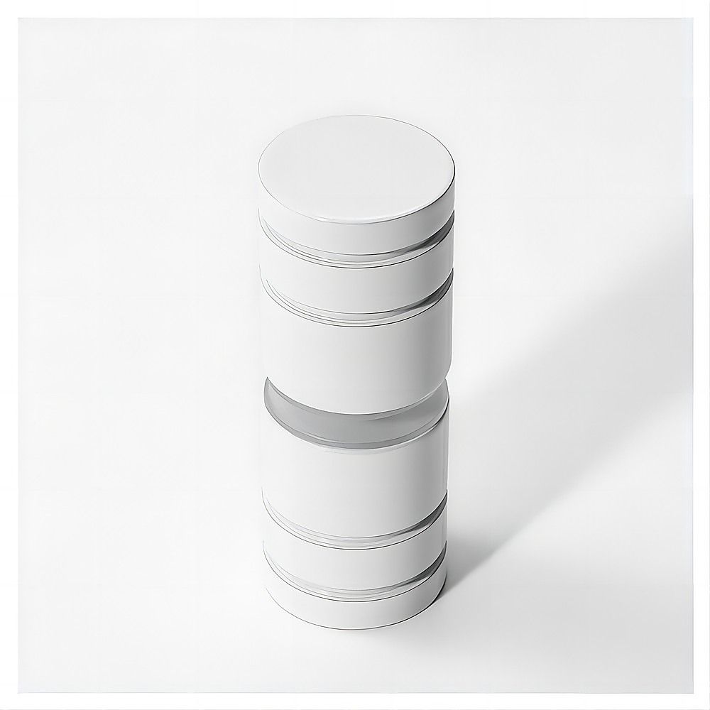 110cm Wall-to-Wall Frameless Shower Screen – White U-Brackets and Floor U-Bracket with SS Hinges & Round Knob Handle