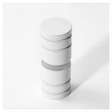 100cm Wall to Wall Frameless Shower Screen with White Channel and SS Hinges , Round Knob Handle - Extra Image