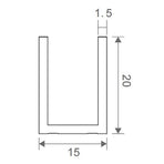 110cm Wall-to-Wall Frameless Shower Screen – Gold Wall Channel with Brass Hinges & Square Knob Handle