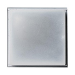 336 x 336 x 101mm Shower Niche Single Shelf Organizer No Tile Needed in White
