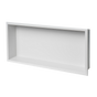 641 x 336 x 101mm Shower Niche Single Shelf Organizer No Tile Needed in White