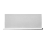 641 x 336 x 101mm Shower Niche Single Shelf Organizer No Tile Needed in White - Close-Up Angle