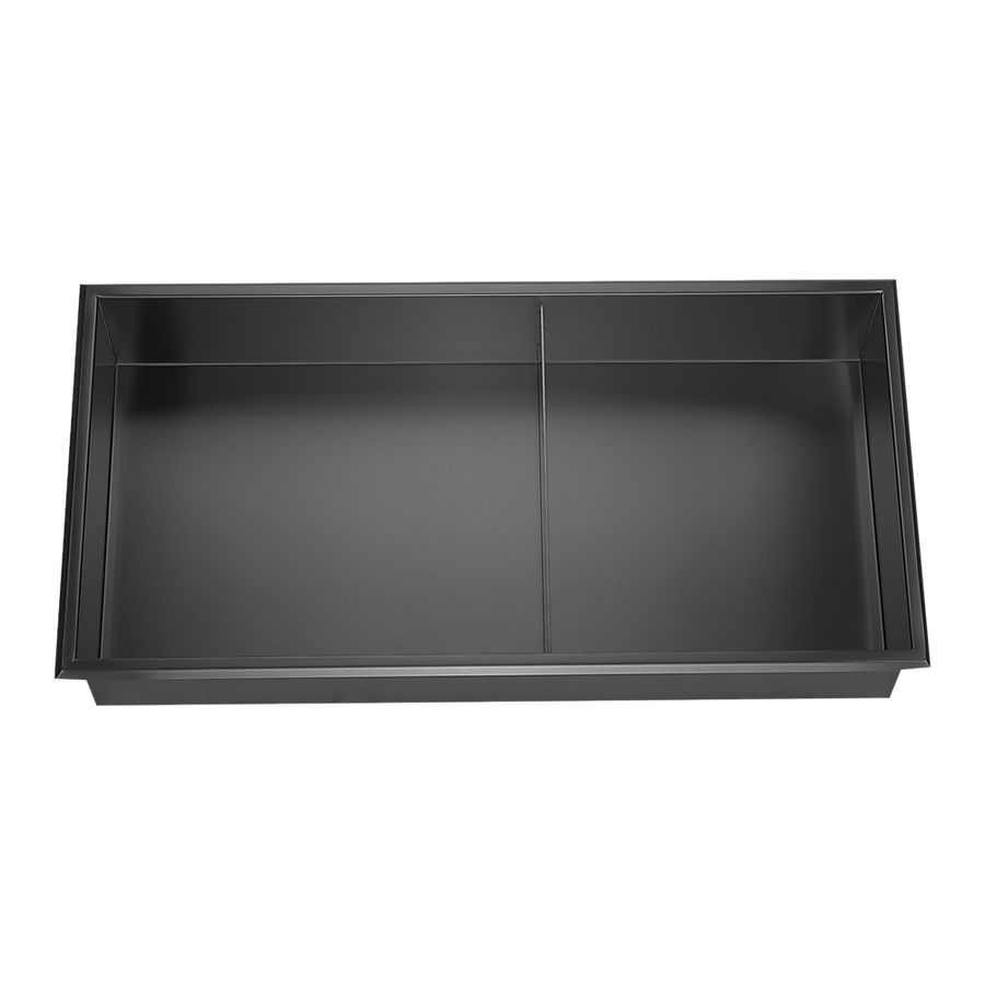 641 x 336 x 101mm Shower Niche Double Shelf Organizer No Tile Needed in Black, image 6