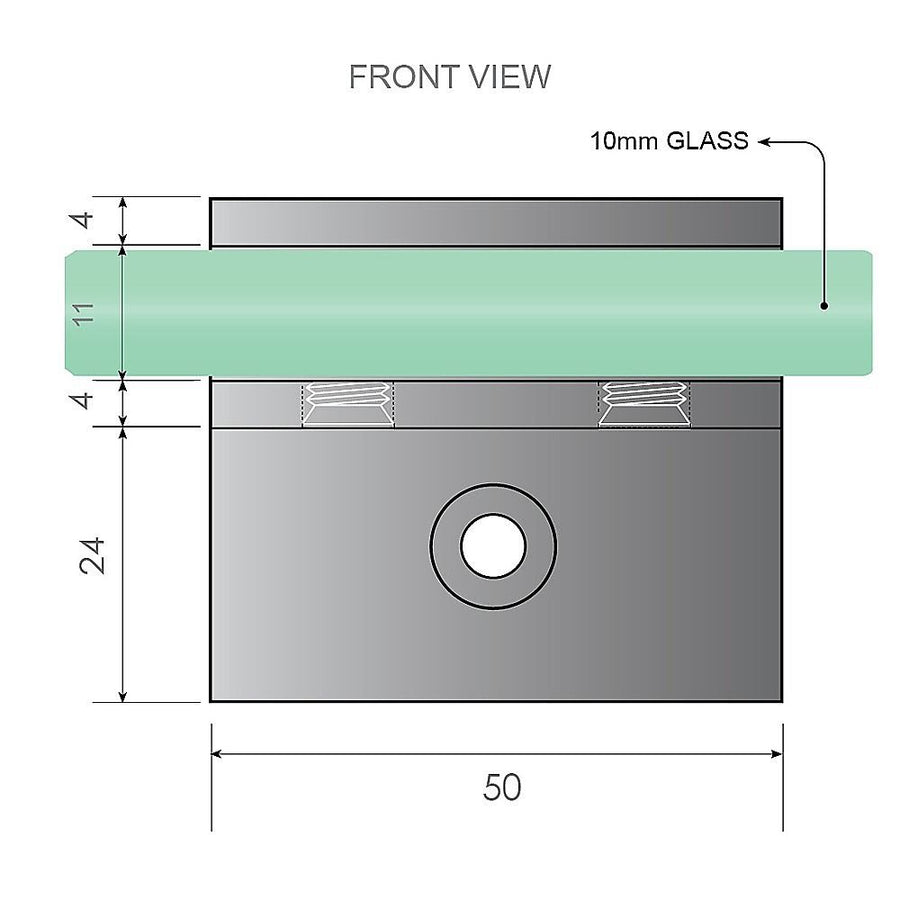 90x110cm Double Door Corner Shower Screen – Gold F-Brackets, SS Hinges & Square Knob Handle