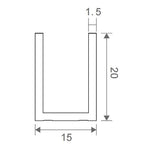 110x110cm Double Door Corner Shower Screen – Channels with Brass Hinges in Nickel, Square Knob Handles