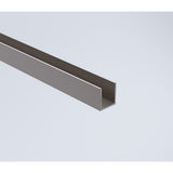 90cm Frameless Diamond Shower Screen – Channels with SS Hinges in Gunmetal, Square Double Pull Handles