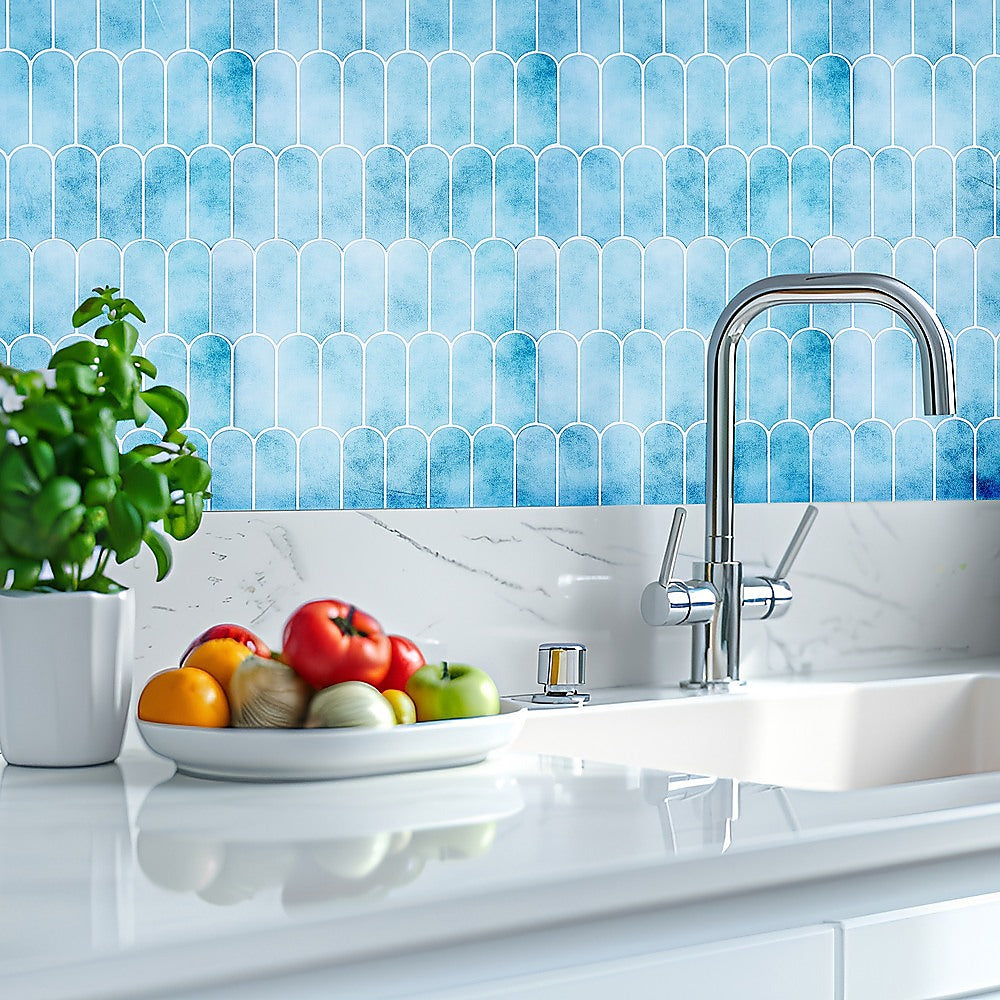 5pcs 3D Wall Stickers Self-adhesive Wallpaper Resistant High Temperature