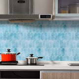 5pcs 3D Wall Stickers Self-adhesive Wallpaper Resistant High Temperature - 45-Degree Angle