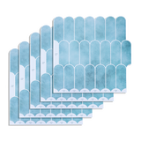 5pcs 3D Wall Stickers Self-adhesive Wallpaper Resistant High Temperature - Rear View