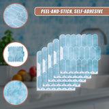 5pcs 3D Wall Stickers Self-adhesive Wallpaper Resistant High Temperature - Extra Image