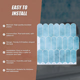 5pcs 3D Wall Stickers Self-adhesive Wallpaper Resistant High Temperature