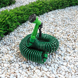 30M Garden Hose Heavy-Duty Coiled Spiral Car Washing Cleaning Water Hose Garden - Front View