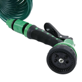 30M Garden Hose Heavy-Duty Coiled Spiral Car Washing Cleaning Water Hose Garden - Rear View