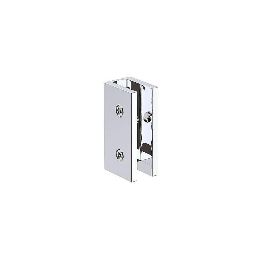 120cm Frameless Glass Sliding Shower Door – With Chrome Rail and U-Brackets for Modern Bathrooms
