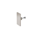 130x100cm Frameless Glass Sliding Corner Shower – With Nickel Rail and Wall Channel for Contemporary Bathrooms - Extra Image