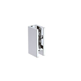 120x80cm Frameless Glass Sliding Corner Shower – With Chrome Rail and U-Brackets for Contemporary Bathrooms - Low Angle