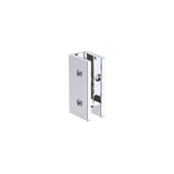 120x80cm Frameless Glass Sliding Corner Shower – With Chrome Rail and U-Brackets for Contemporary Bathrooms