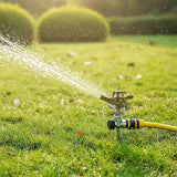 Easy to Install Irrigation Sprinkler 360 Degree Rotating Sprinkler Gun Zinc Alloy Adjustable Rocker Sprinkler