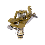 Easy to Install Irrigation Sprinkler 360 Degree Rotating Sprinkler Gun Zinc Alloy Adjustable Rocker Sprinkler - Top-Down View