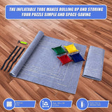 Puzzles Rollers 2 Sets Table Jigsaw Puzzles Felt Mat Board Inflator Puzzle Blanket - Extra Image